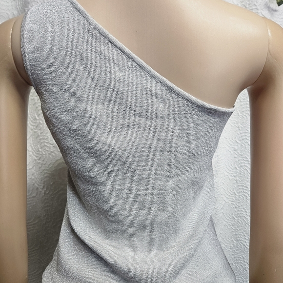 Joseph Silver Metallic Knit Top - Picture 5 of 6